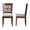 Baxton Studio Abigail Modern Grey Fabric and Walnut Brown Finished Wood 2-Piece Dining Chair Set 230-2PC-13214-ZORO - alternate 2